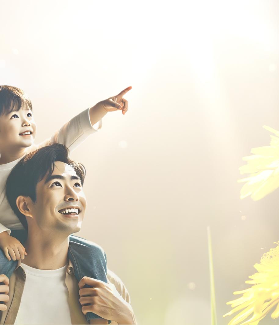 Picture of the father and son